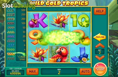 Скрин3. Wild Gold Tropics (3x3) слот