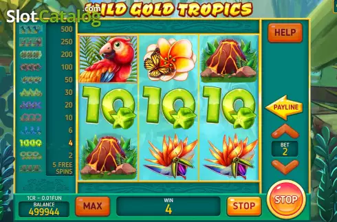 Скрин4. Wild Gold Tropics (3x3) слот