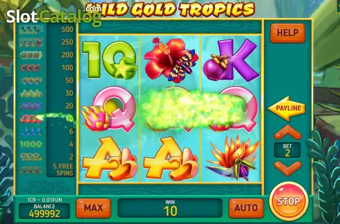 Скрин5. Wild Gold Tropics (3x3) слот
