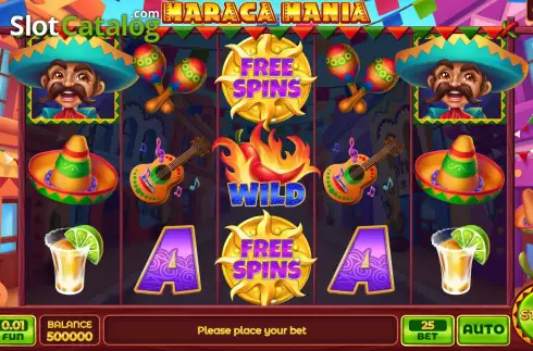 Скрин2. Maraca Mania слот