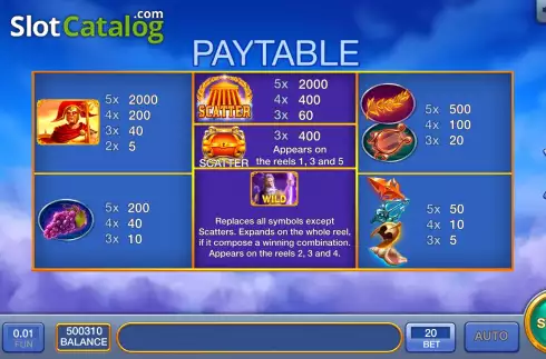 Скрин7. Zeus Game слот