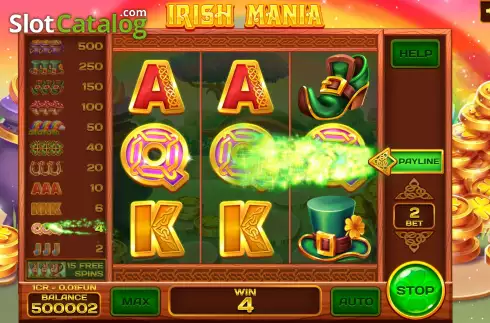 Скрин3. Irish Mania (Pull Tabs) слот