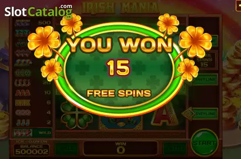 Скрин5. Irish Mania (Pull Tabs) слот