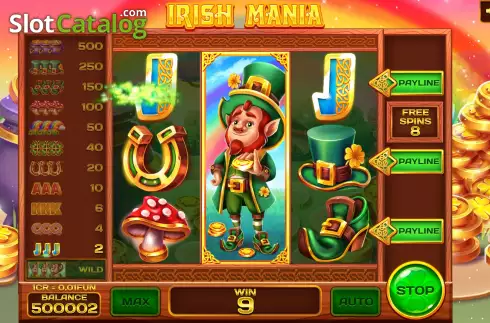 Скрин6. Irish Mania (Pull Tabs) слот