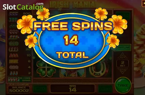 Скрин8. Irish Mania (Pull Tabs) слот