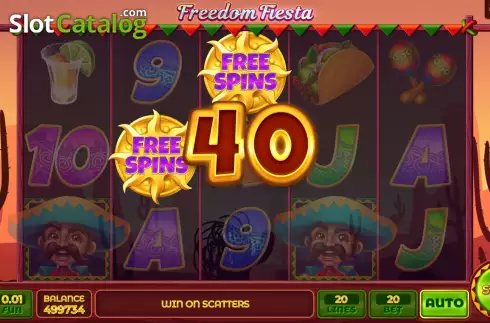 Скрин4. Freedom Fiesta слот