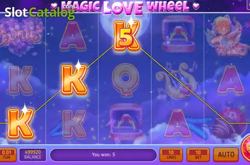 Скрин3. Magic Love Wheel слот