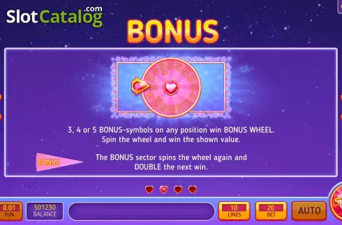 Скрин8. Magic Love Wheel слот