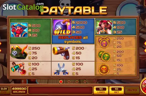 Скрин6. Pirate Bag Of Doubloon слот