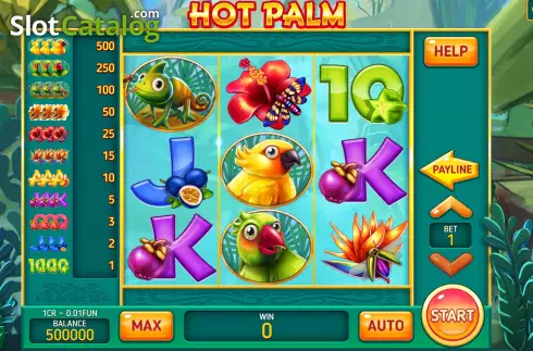 Скрин2. Hot Palm (Pull Tabs) слот