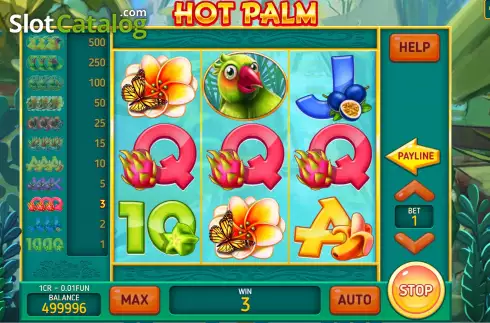 Скрин4. Hot Palm (Pull Tabs) слот