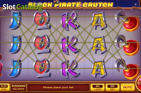 Скрин2. Black Pirate Crutch слот