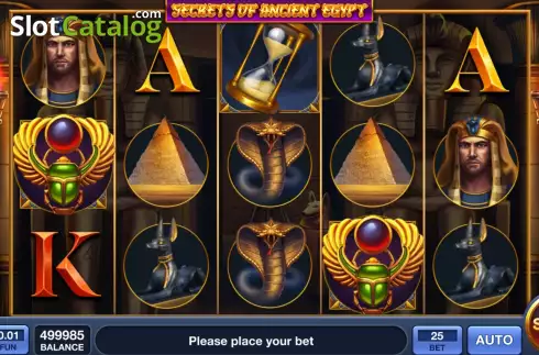 Скрин2. Secrets Of Ancient Egypt слот