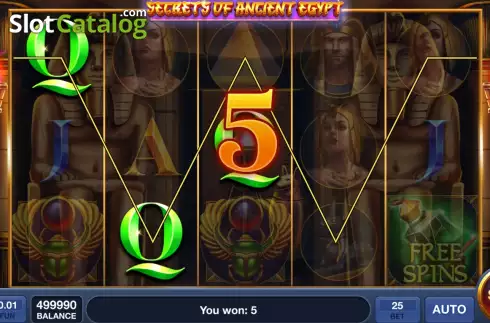 Скрин3. Secrets Of Ancient Egypt слот