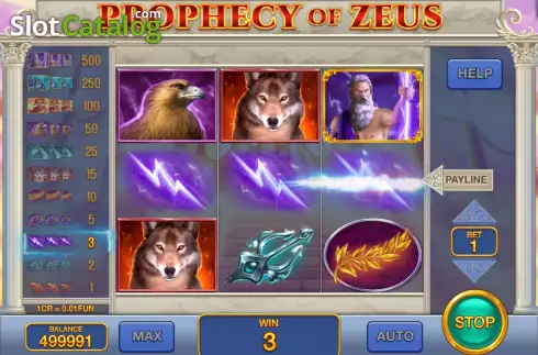 Скрин5. Prophecy Of Zeus (Pull Tabs) слот