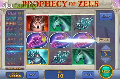Скрин4. Prophecy Of Zeus (3x3) слот