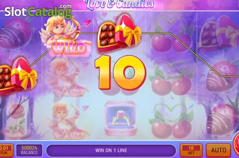 Скрин3. Love and Candies слот
