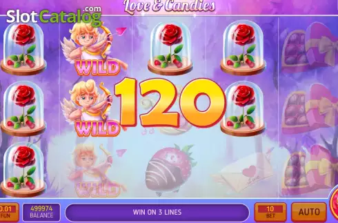 Скрин4. Love and Candies слот