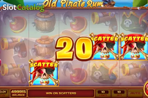 Скрин4. Old Pirate Rum слот