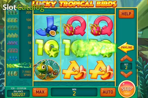 Скрин3. Lucky Tropical Birds (3x3) слот