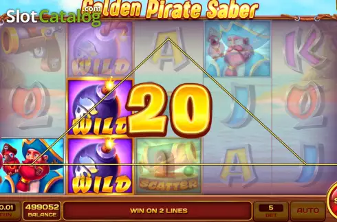 Скрин5. Golden Pirate Saber слот