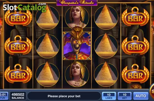 Скрин2. Cleopatra's Ritual слот