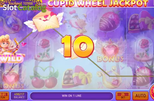 Скрин3. Cupid Wheel Jackpot слот