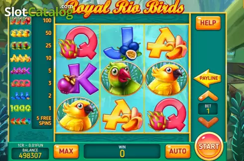 Скрин2. Royal Rio Birds (3x3) слот