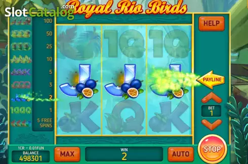 Скрин3. Royal Rio Birds (3x3) слот