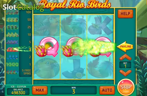 Скрин4. Royal Rio Birds (3x3) слот
