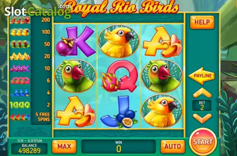 Скрин3. Royal Rio Birds (Pull Tabs) слот