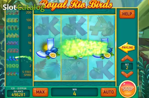 Скрин4. Royal Rio Birds (Pull Tabs) слот