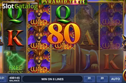Скрин4. Pyramid Texts слот