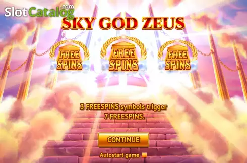 Скрин2. Sky God Zeus (3x3) слот