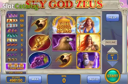 Скрин3. Sky God Zeus (3x3) слот