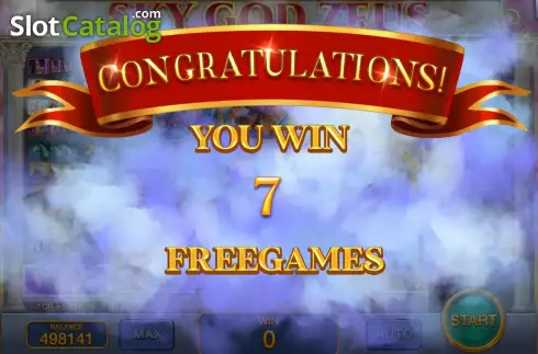 Скрин5. Sky God Zeus (Pull Tabs) слот