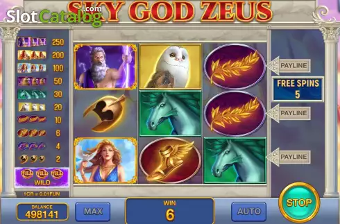 Скрин6. Sky God Zeus (Pull Tabs) слот