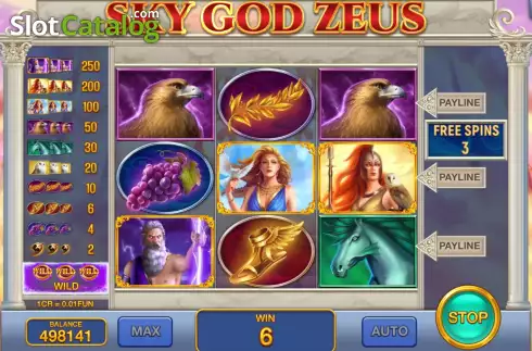 Скрин7. Sky God Zeus (Pull Tabs) слот