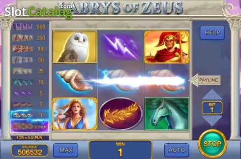 Скрин4. Labrys of Zeus (3x3) слот