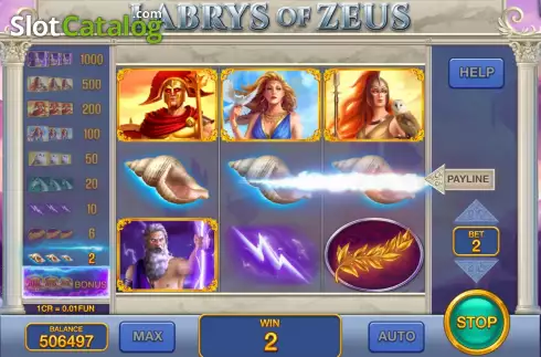 Скрин3. Labrys of Zeus (Pull Tabs) слот