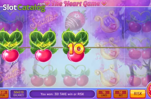 Скрин3. The Heart Game слот
