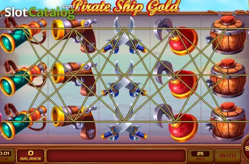 Скрин2. Pirate Ship Gold слот