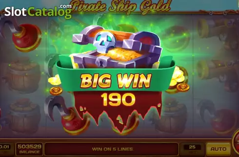 Скрин4. Pirate Ship Gold слот