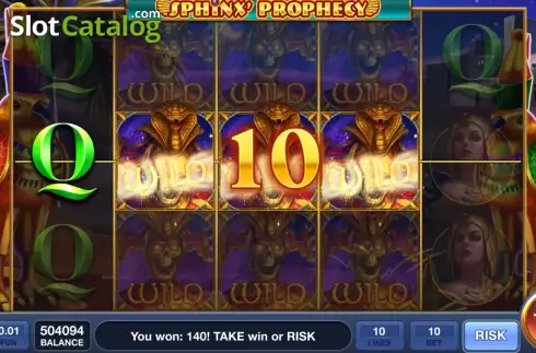 Скрин4. Sphinx' Prophecy слот