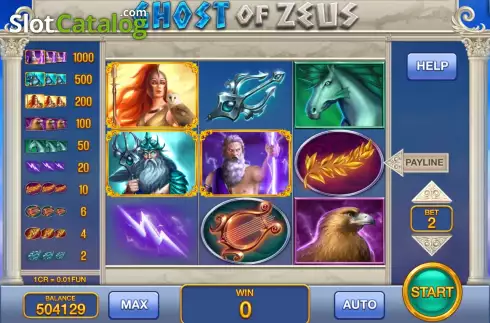 Скрин2. Ghost of Zeus (3x3) слот