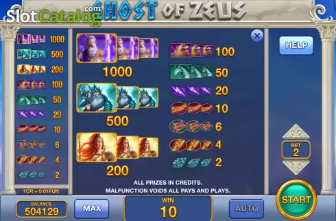 Скрин6. Ghost of Zeus (3x3) слот
