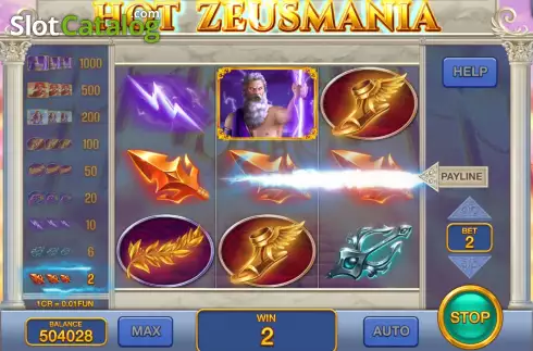 Скрин3. Hot Zeusmania (3x3) слот