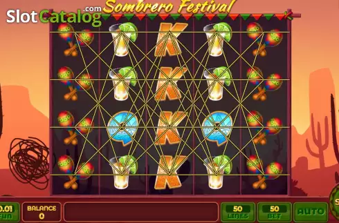 Скрин2. Sombrero Festival слот