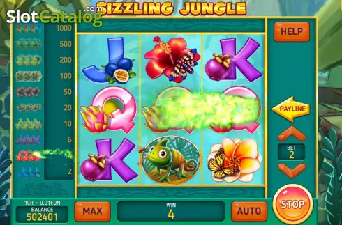 Скрин4. Sizzling Jungle (3x3) слот