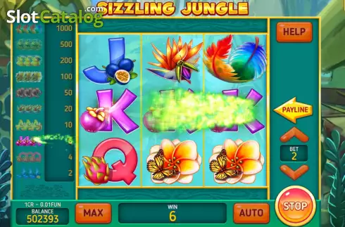 Скрин5. Sizzling Jungle (3x3) слот